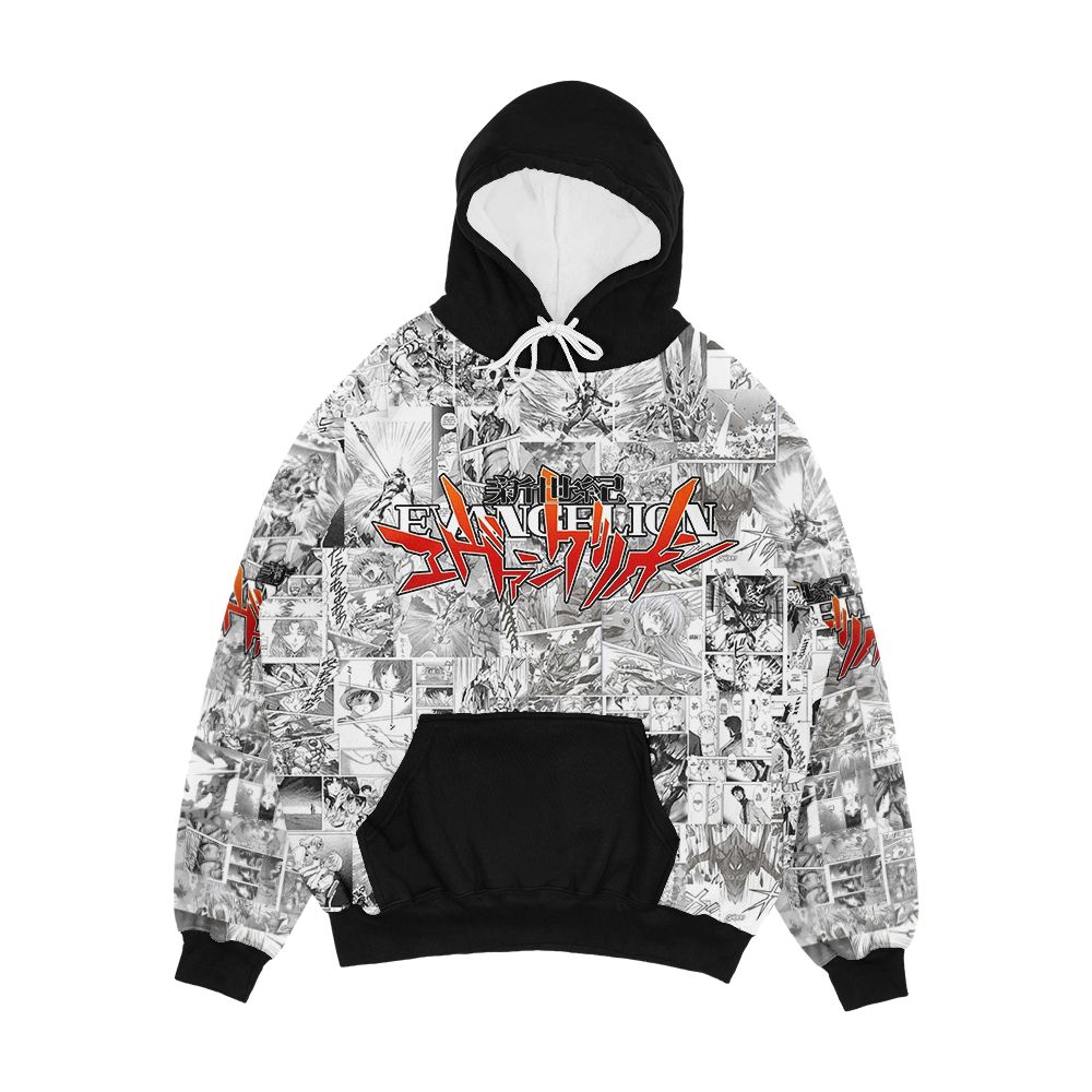 Evangelion Men's All-Over-Print Hoodie