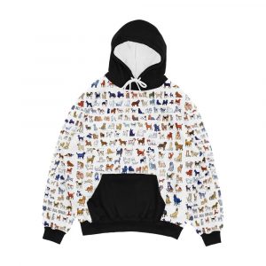 Every Akc Dog Breed Men's All-Over-Print Hoodie