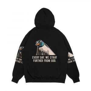 Alternative view of Everyday We Stray Further From God Meme Men's All-Over-Print Hoodie