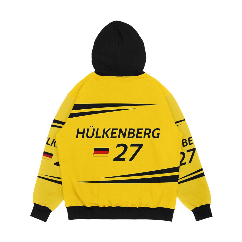 F1 2017 27 Hulkenberg Men's All-Over-Print Hoodie - Image 2