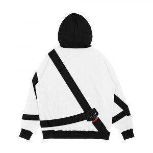 Alternative view of Fake Seat Belt Men's All-Over-Print Hoodie
