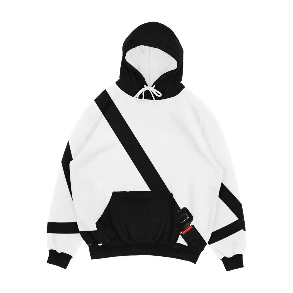 Fake Seat Belt Men's All-Over-Print Hoodie