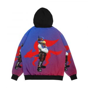 Alternative view of Falco Lombardi Men's All-Over-Print Hoodie