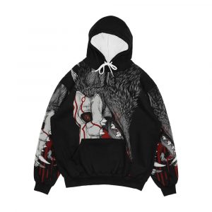 Fall Black Men's All-Over-Print Hoodie