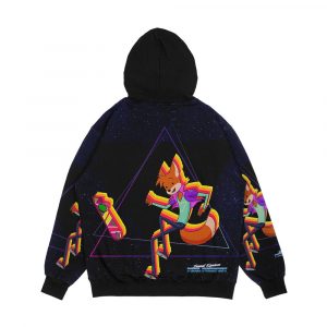 Alternative view of Falling Marty Men's All-Over-Print Hoodie