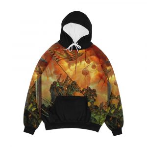 Fallout Brotherhood Of Steel Victory Fan Art Poster Men's All-Over-Print Hoodie