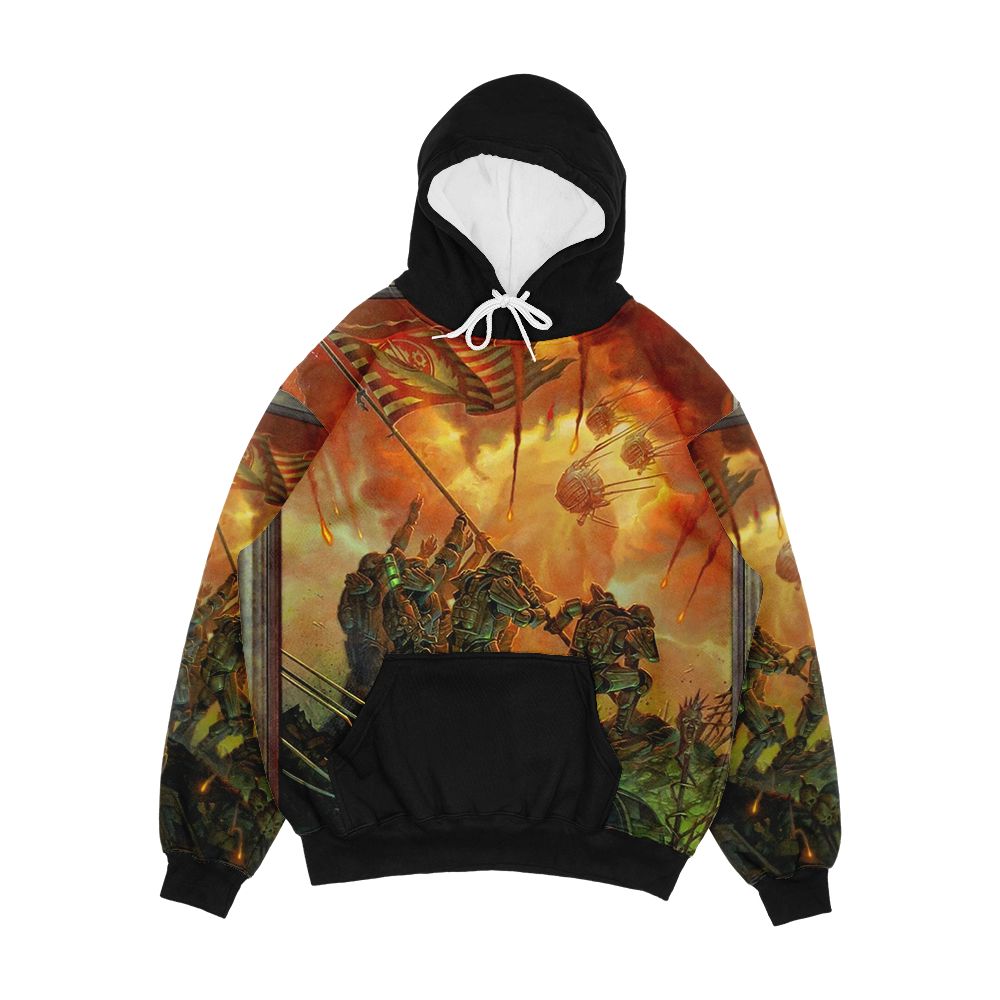 Fallout Brotherhood Of Steel Victory Fan Art Poster Men's All-Over-Print Hoodie