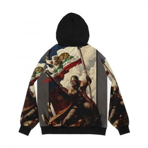 Alternative view of Fallout Ncr Ranger Flag Fan Art Poster Men's All-Over-Print Hoodie
