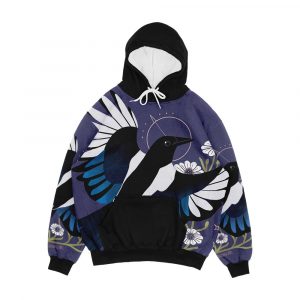 Familiar European Magpie Men's All-Over-Print Hoodie