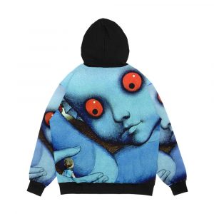 Alternative view of Fantastic Planet Psychedelic Cartoon Men's All-Over-Print Hoodie