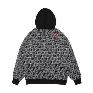 Alternative view of Fantasy Dice Pattern Men's All-Over-Print Hoodie