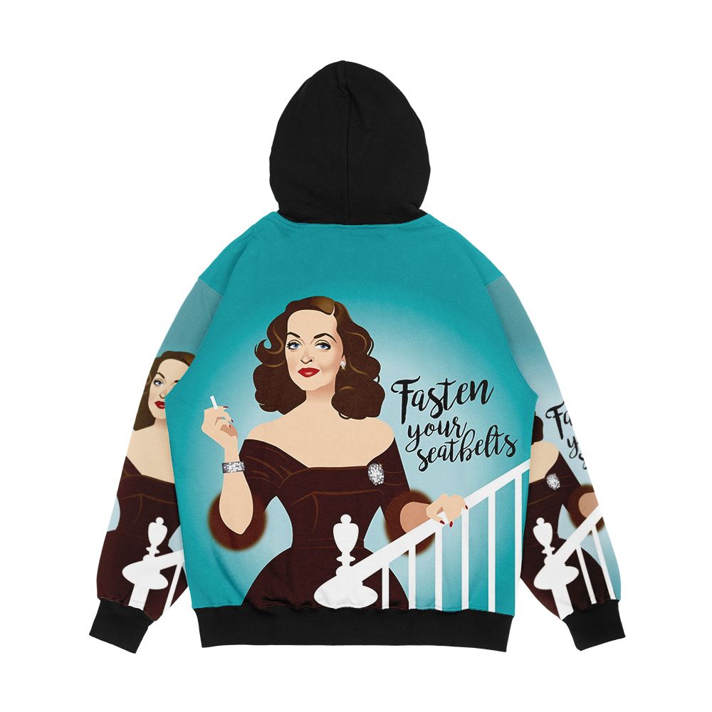 Fasten Your Seatbelts Men's All-Over-Print Hoodie - Image 2