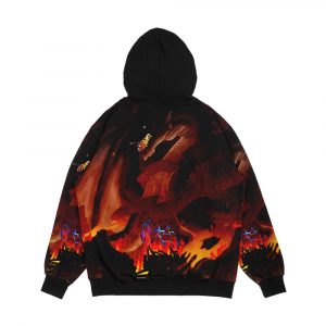 Alternative view of Fatalis Shadow Of Shrade Men's All-Over-Print Hoodie