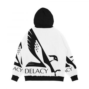 Alternative view of Faulcon Delacy Men's All-Over-Print Hoodie
