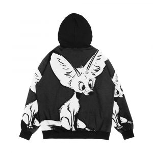 Alternative view of Fennec Men's All-Over-Print Hoodie