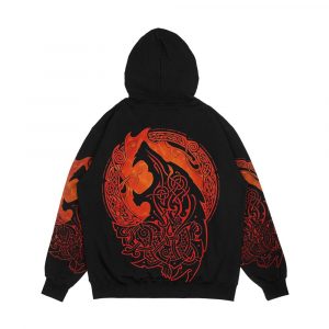 Alternative view of Fenrir Loki s Son Men's All-Over-Print Hoodie