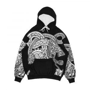 Fenrir Och Jormungand Men's All-Over-Print Hoodie