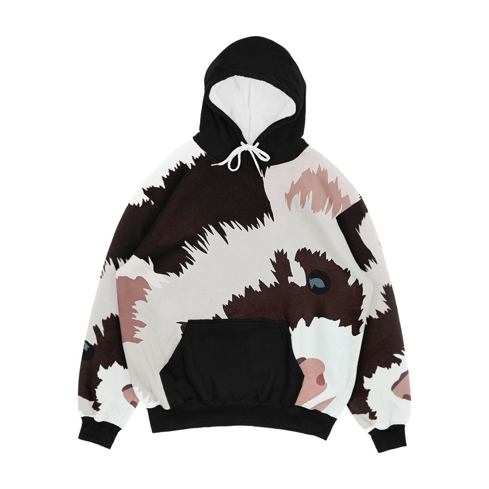 Ferret Head Men's All-Over-Print Hoodie