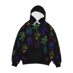 Final Fantasy Outlines Men's All-Over-Print Hoodie