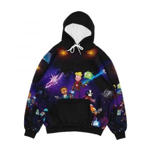Finalspace Men's All-Over-Print Hoodie