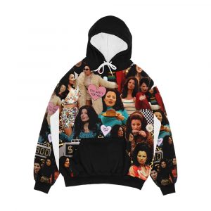 Fine Fran Men's All-Over-Print Hoodie