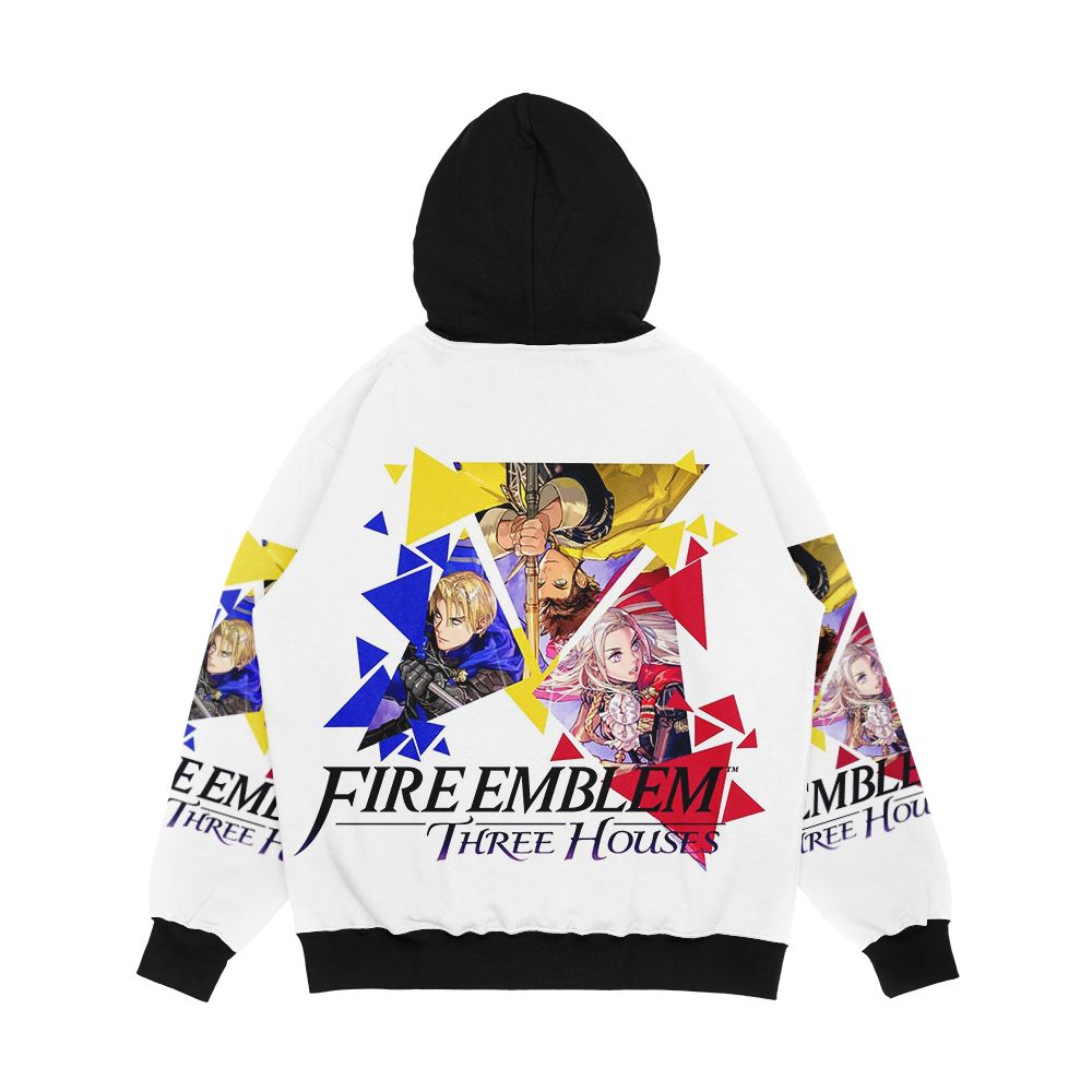 Fire Emblem Three Houses Edelgard Dimitri Claude Men's All-Over-Print Hoodie - Image 2