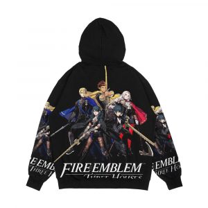 Alternative view of Fire Emblem Three Houses House Leaders And Byleth Male Female Men's All-Over-Print Hoodie