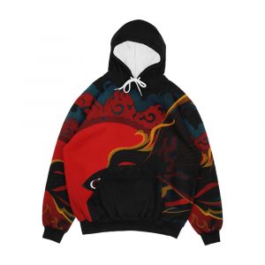 Fire Fish Men's All-Over-Print Hoodie
