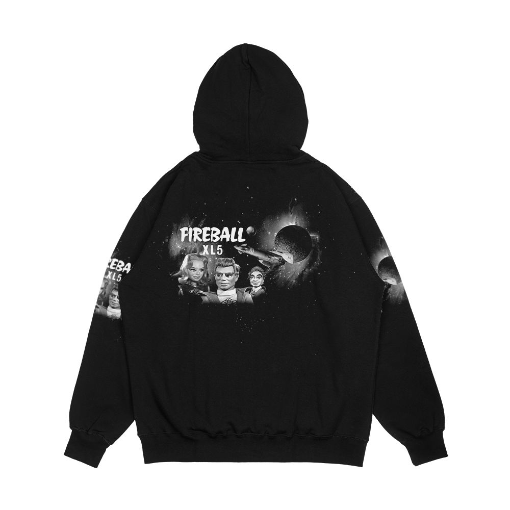 Fireball Xl5 1 Men's All-Over-Print Hoodie - Image 2