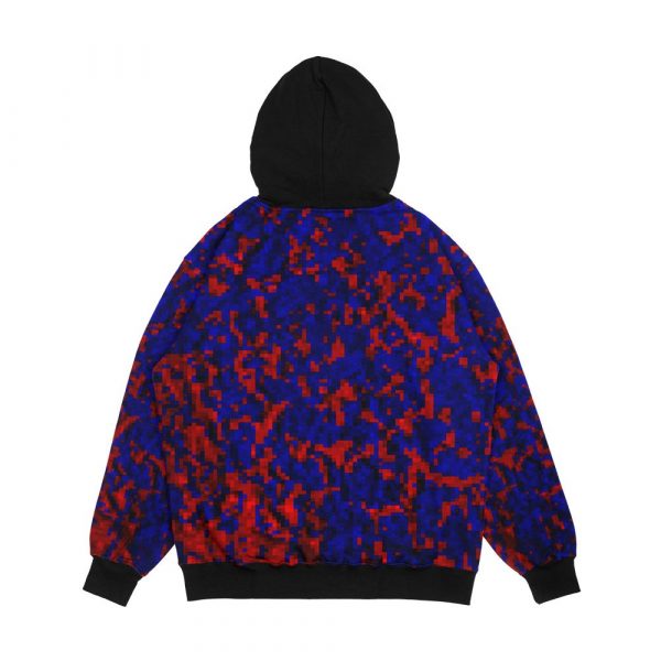 Fireblu Doom 2 Texture Design Men's All-Over-Print Hoodie - Image 2