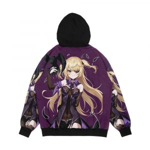 Alternative view of Fischl And Oz Genshin Impact Men's All-Over-Print Hoodie