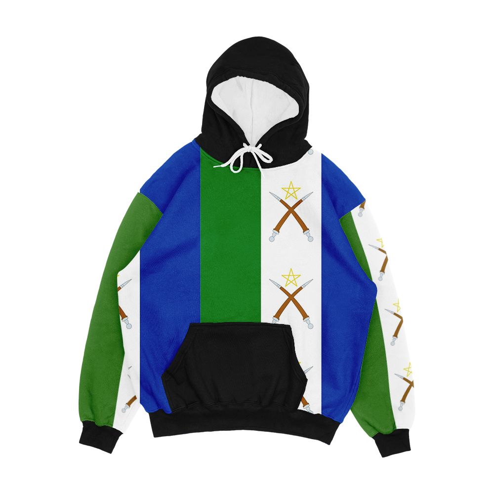 Flag Of The Afar People Qafara Men's All-Over-Print Hoodie