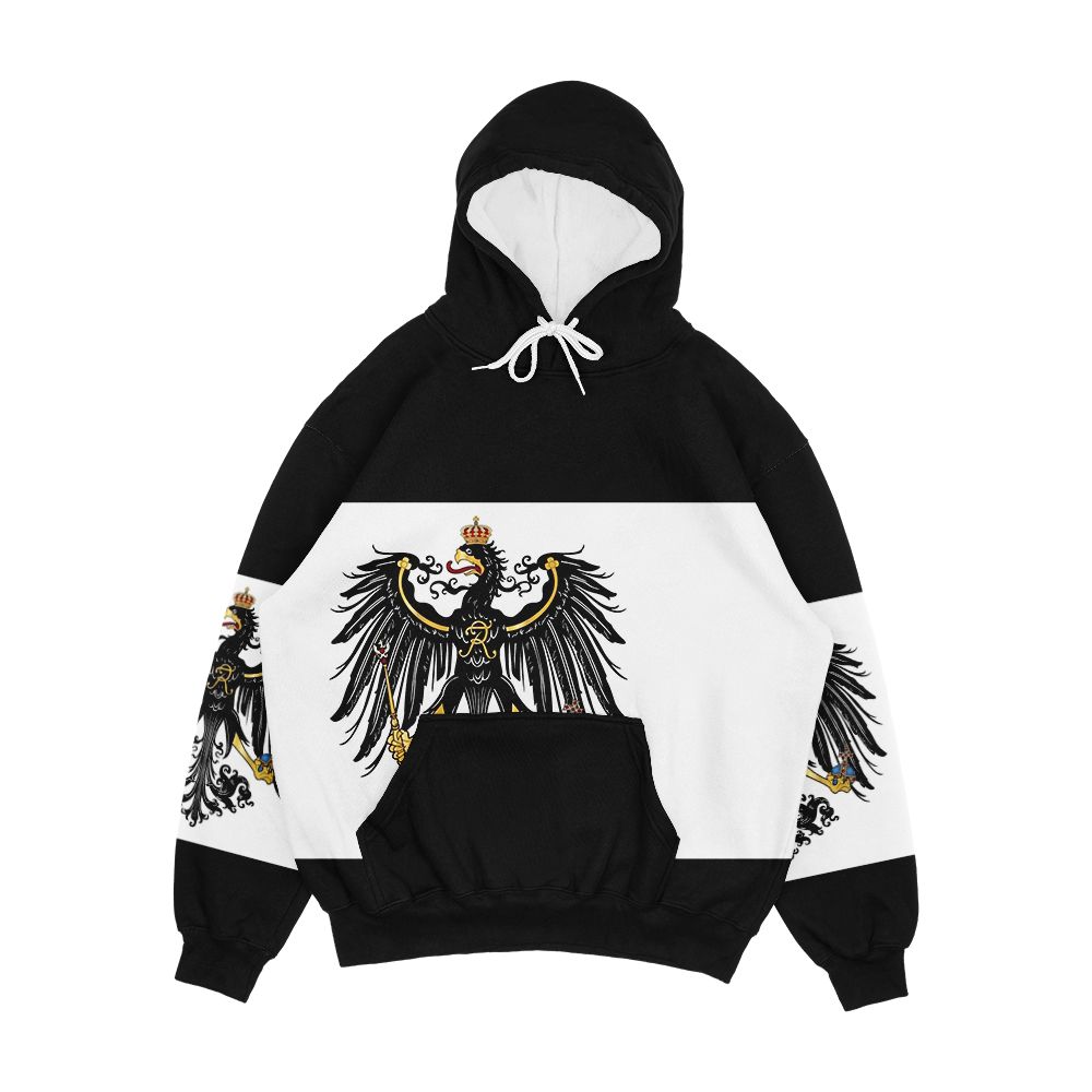 Flag Of The Kingdom Of Prussia 1892 Flag Merch Men's All-Over-Print Hoodie