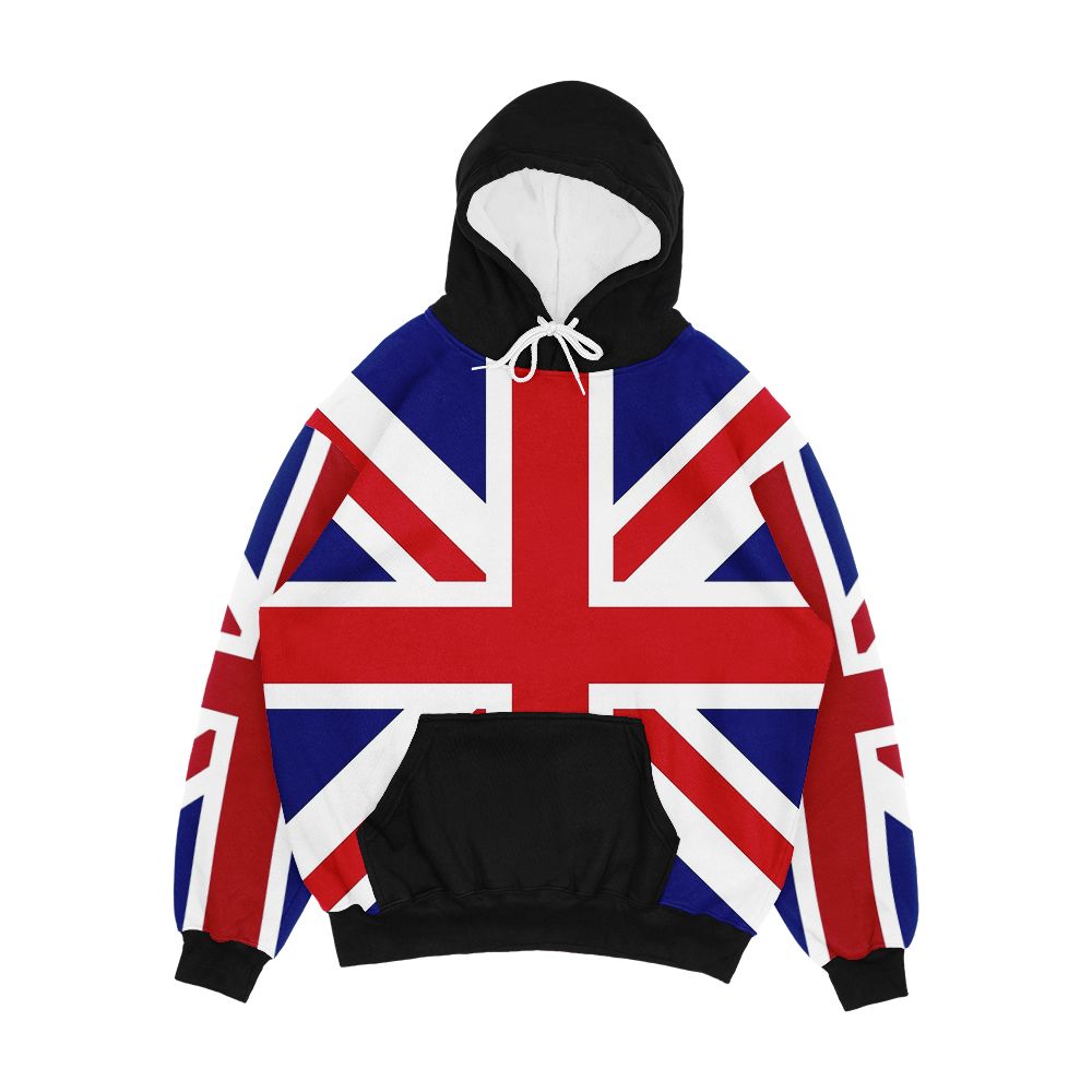 Flag United Kingdom Men's All-Over-Print Hoodie