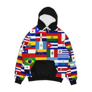 Flags Of Latin America Men's All-Over-Print Hoodie