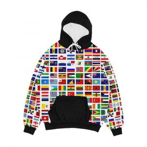 Flags Of The World Men's All-Over-Print Hoodie