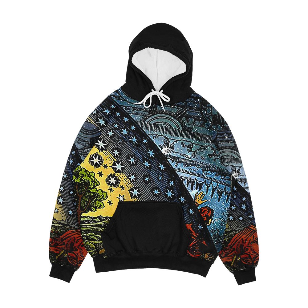 Flammarion Engraving Men's All-Over-Print Hoodie