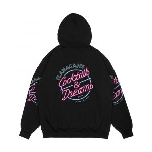 Alternative view of Flanagan s Cocktails And Dreams Men's All-Over-Print Hoodie