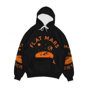 Flat Mars Society Men's All-Over-Print Hoodie