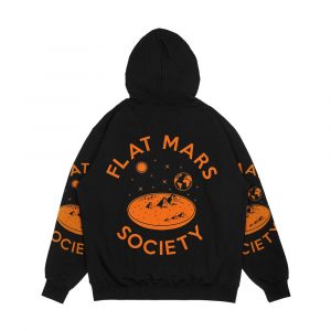 Alternative view of Flat Mars Society Men's All-Over-Print Hoodie