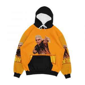 Flavor Town Usa Guy Flerl Men's All-Over-Print Hoodie
