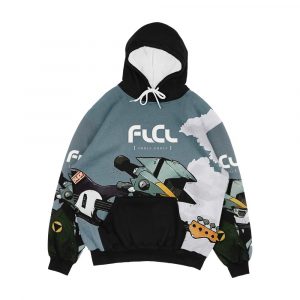 Flcl Anime Men's All-Over-Print Hoodie