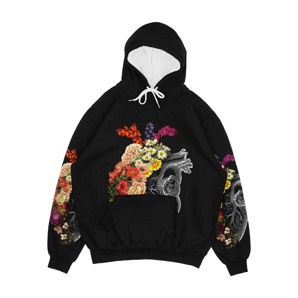 Flower Heart Spring Men's All-Over-Print Hoodie
