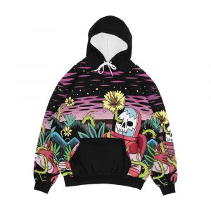 Flower Men's All-Over-Print Hoodie