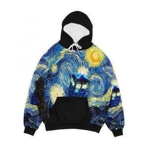 Flying Magic Phone Box Men's All-Over-Print Hoodie