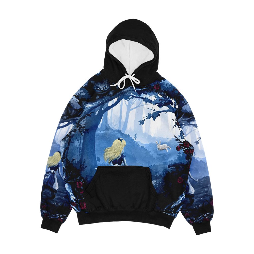 Follow The Rabbit Men's All-Over-Print Hoodie