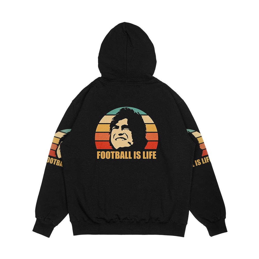 Football Is Life Men's All-Over-Print Hoodie - Image 2