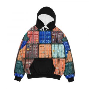 For The Love Of Shipping Containers Men's All-Over-Print Hoodie