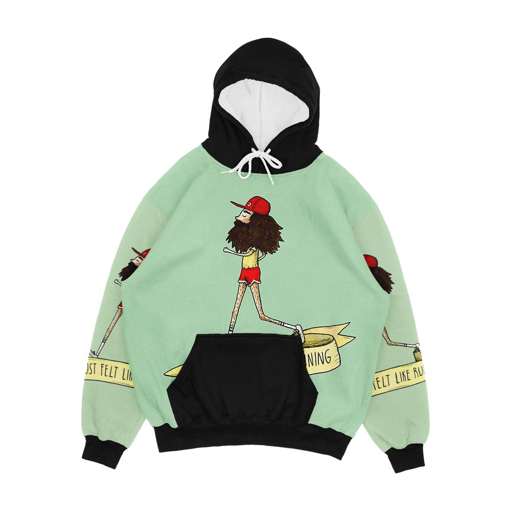 Forrest Gump I Just Felt Like Running Men's All-Over-Print Hoodie