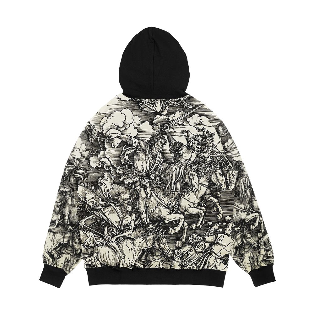 Four Horsemen Of The Apocalypse Albrecht D rer Men's All-Over-Print Hoodie - Image 2